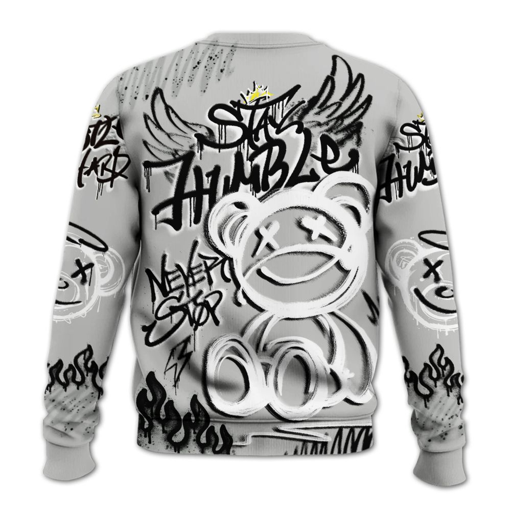 Sweatshirt To Match Retro White Oreo 4s - Humble Drip Streetwear Graffity All Over Print