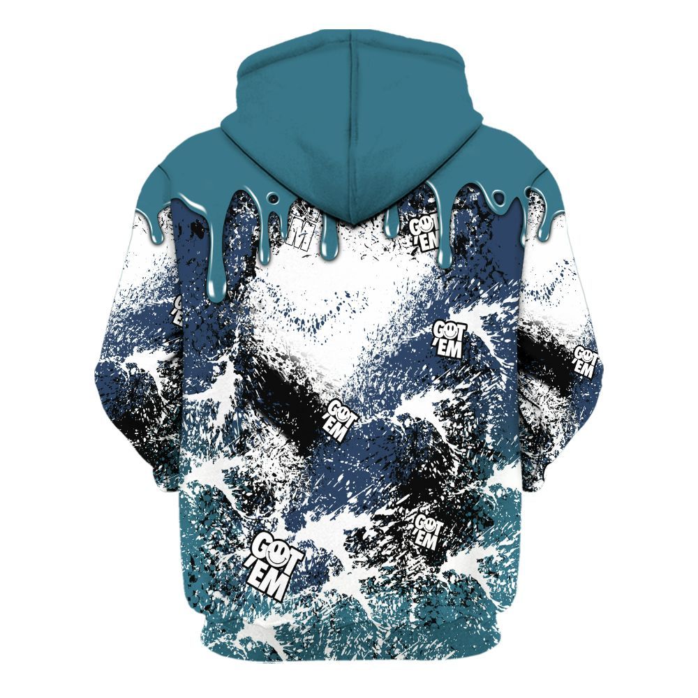 Hoodie To Match Air Foamposite Kazuya Mishima - Dripping 23 Drip All Over Print