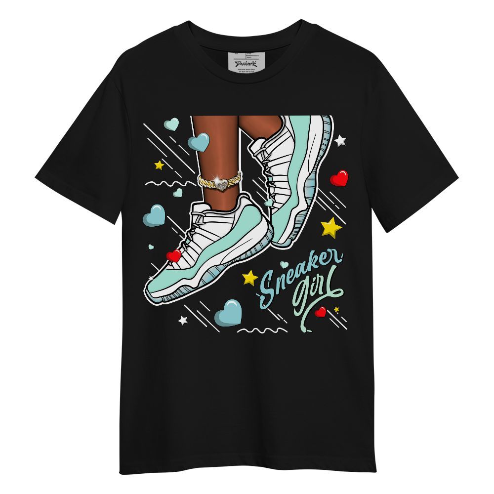 Shirt To Match Retro Low Igloo 11s - SNEAKER Girl Heart Flying Graphic