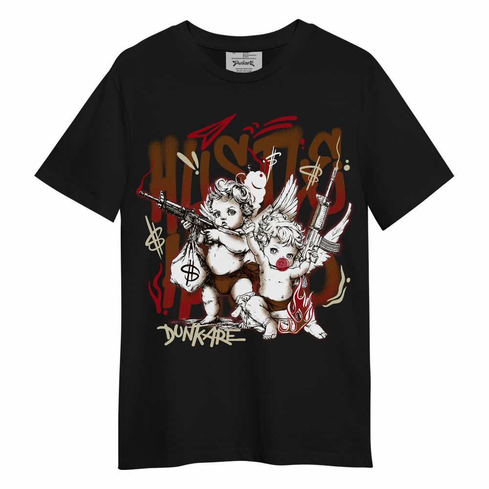 Shirt To Match Archaeo Brown 5s - Hustle Hard Angel Unisex Shirt