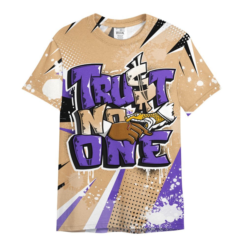 Shirt To Match SE Afrobeats 7s - Poly Trust No One Dripping All Over Print