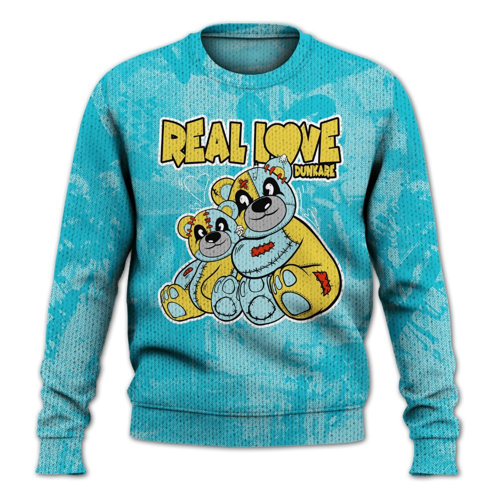 Knitted Sweater To Match Dunk Low KD 17 N7 - Sincere Fondness Bear