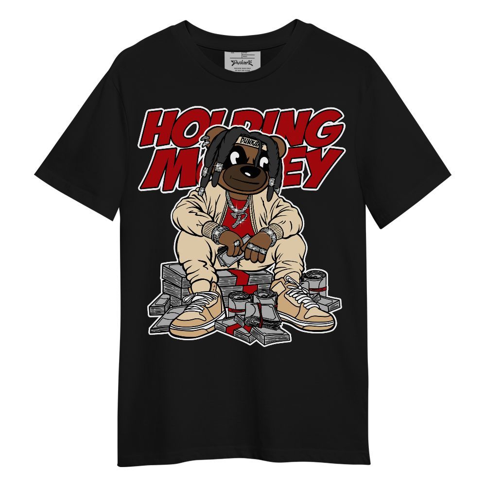 Shirt To Match Dunk Low Strawberry Waffle - Possessing Moneys Bear Unisex Shirt