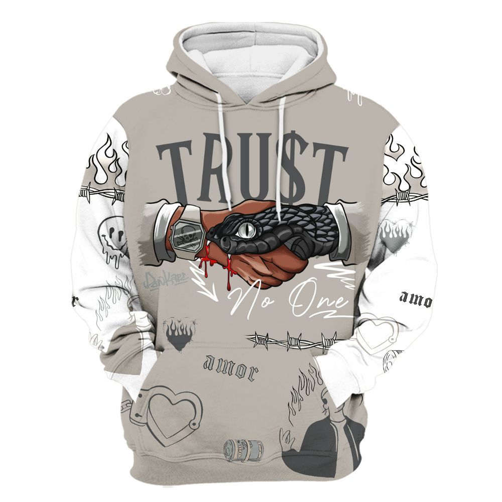 Hoodie To Match Dunk Low Appears Oreo - Snake Trust No One All Over Print