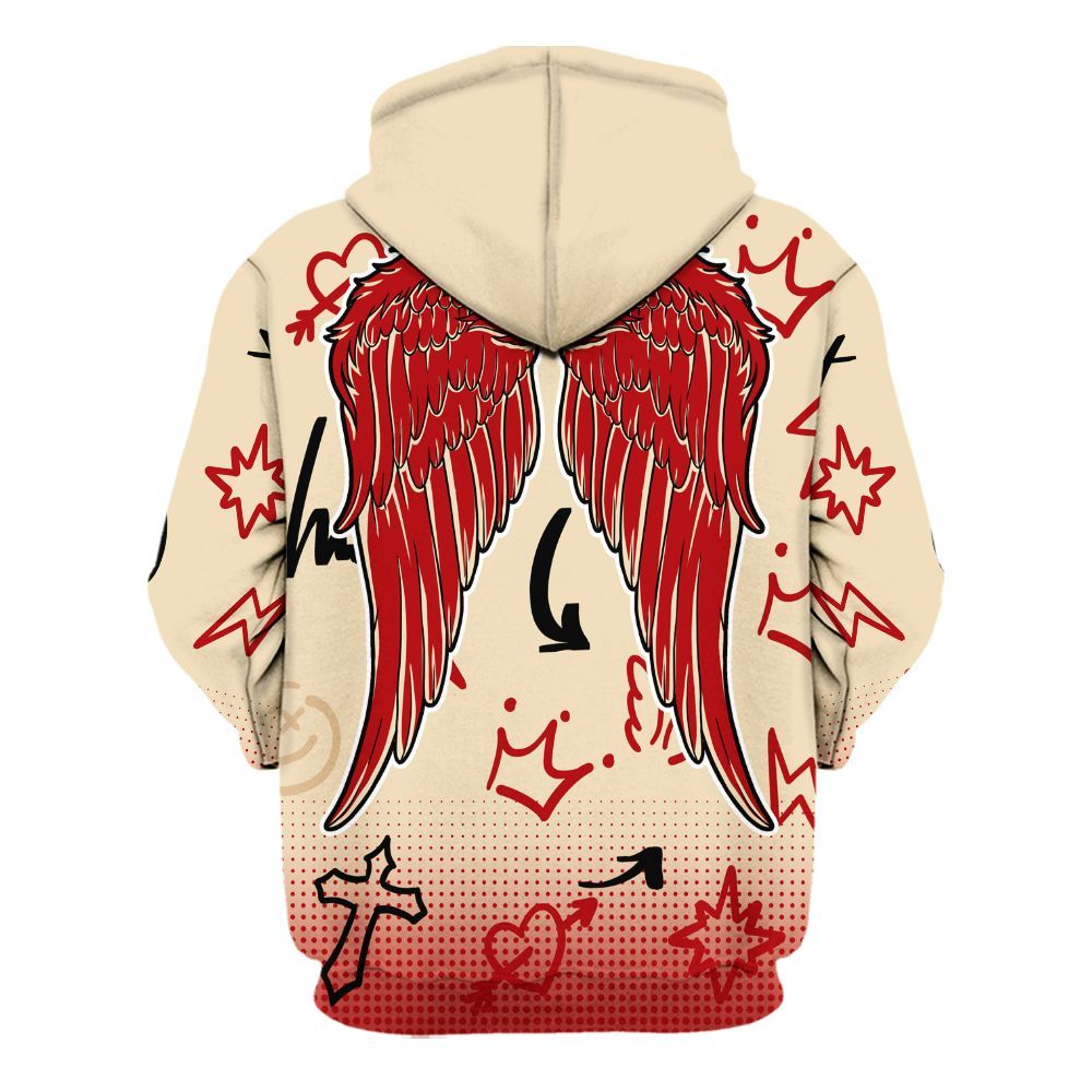 Hoodie To Match Dunk Low Strawberry Waffle - Gods Guides Me Bear Graphics All Over Print