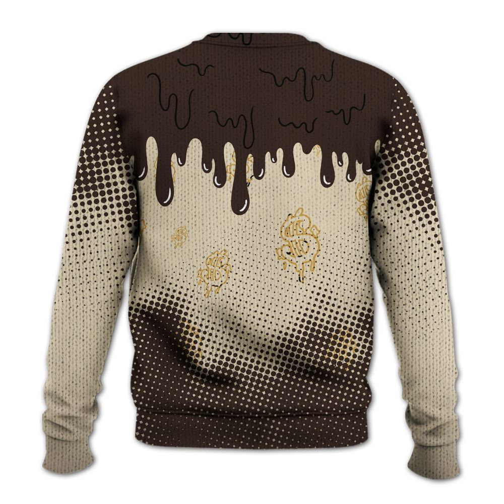 Knitted Sweater To Match 2025 Retro Earth 5s - Loot Bear Unique Drip