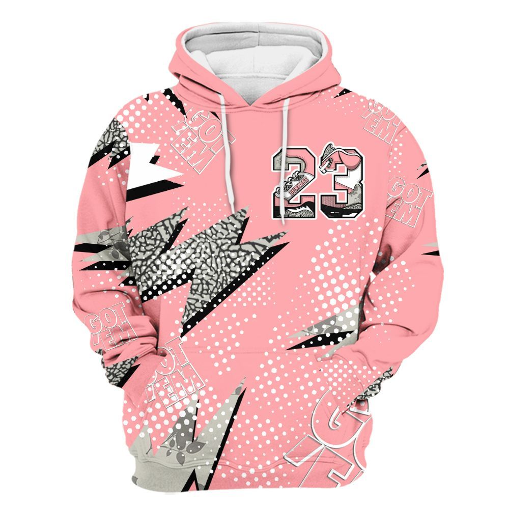 Hoodie To Match Retro Wings 3s - Custom Name Number 23 5s All Over Print