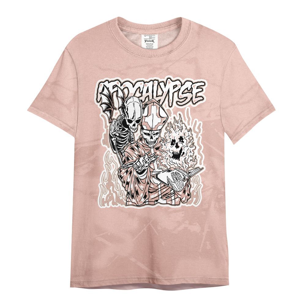 Shirt To Match Dunk Low Pink Velvet - Apocalypse Skeleton Profound All Over Print