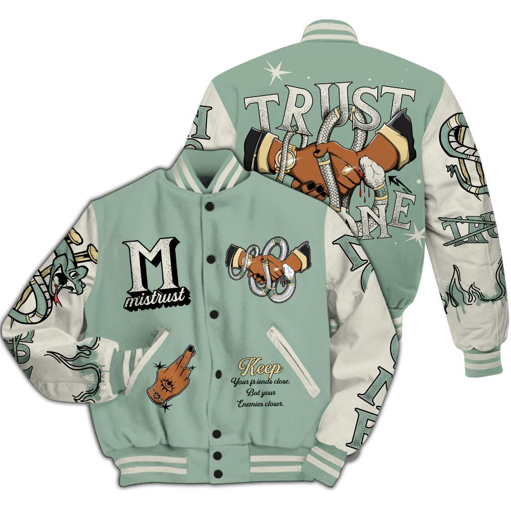 Varsity Jacket To Match Joins Year Of The Snake 5s - Trust No One Snake-Bite Street Style All Over Print