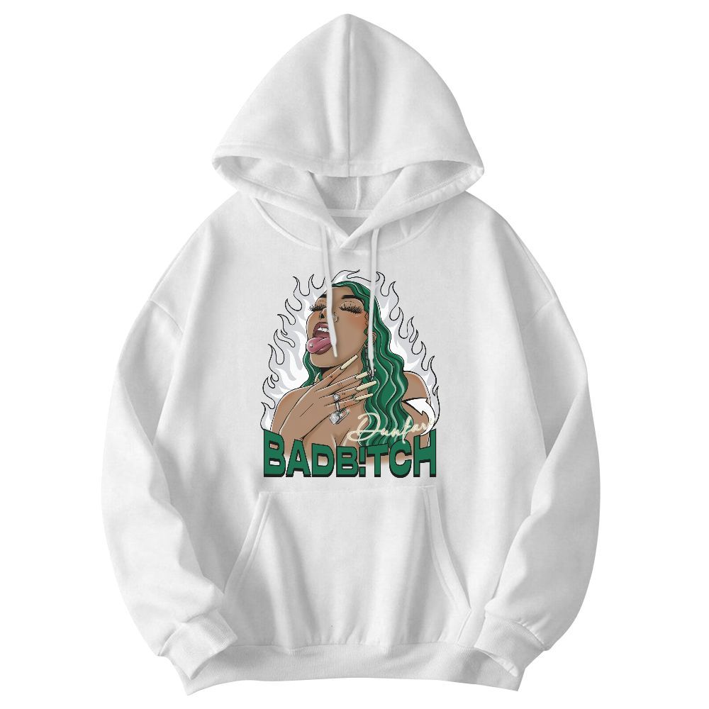 Sweatshirt To Match Pine Green 4s - Bad B!tch Graphic