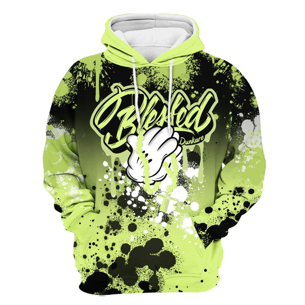 Hoodie To Match Air Max SNDR Volt - God Blessed Ink Drip All Over Print