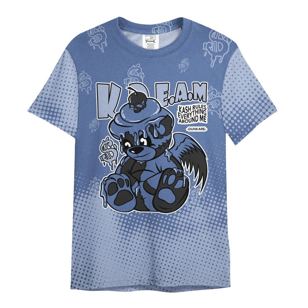 Shirt To Match Black Metallic 5s - Loot Bear Unique Drip All Over Print
