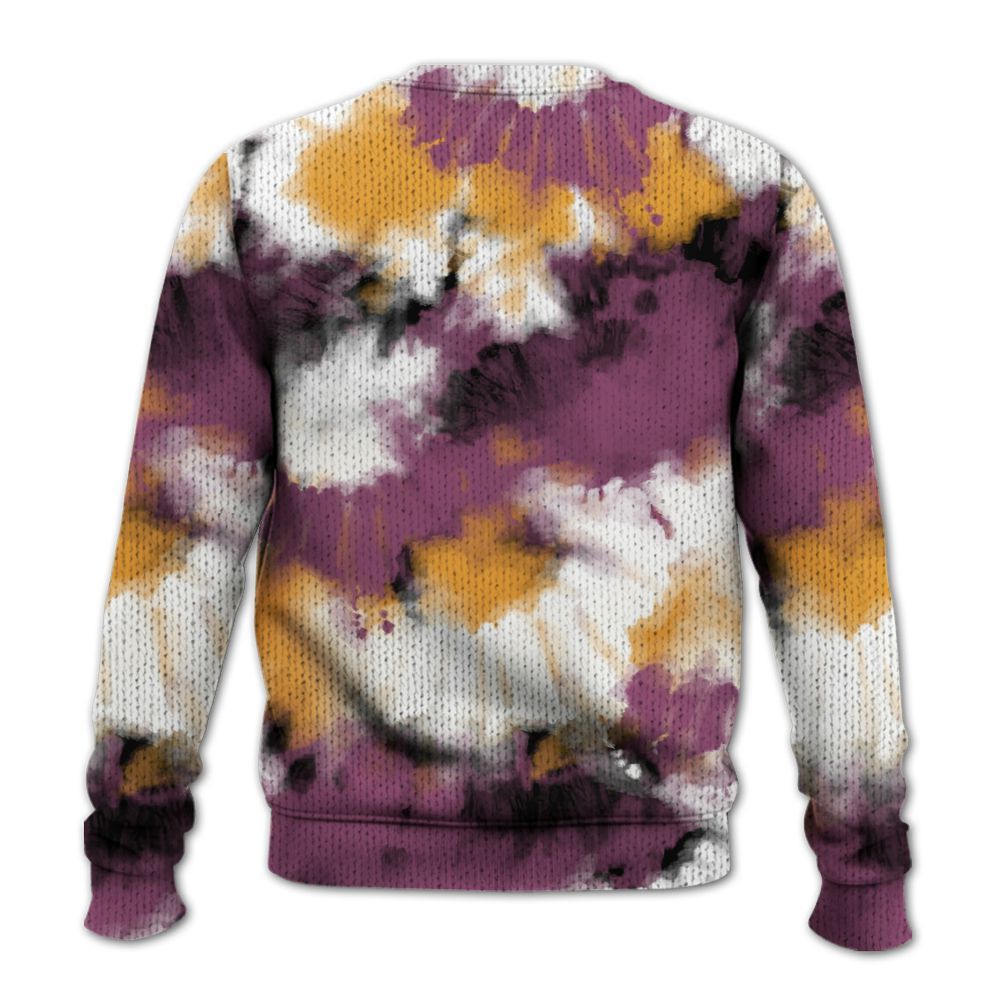 Knitted Sweater To Match High OG Brotherhood 1s - Tie Dye FK Around Find Out