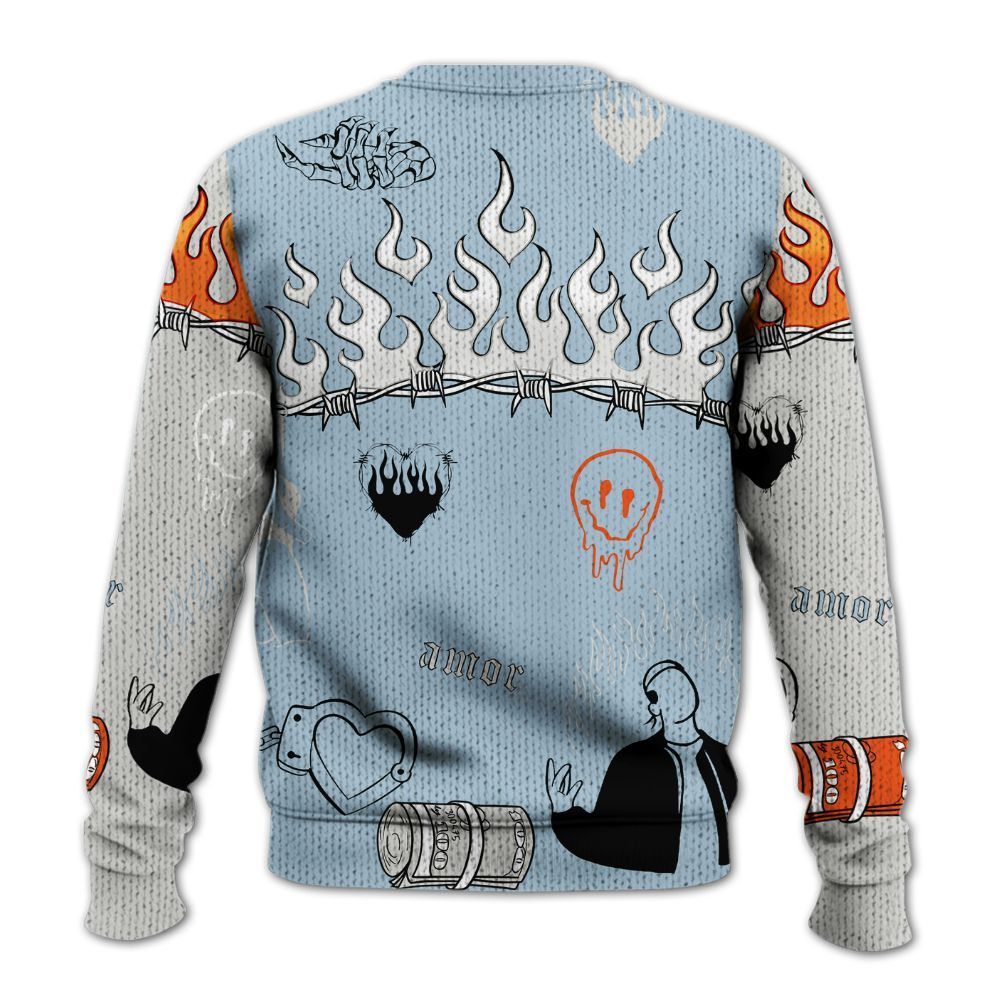 Sweater To Match High OG Alaska 1s - Snake Trust No One Graphic