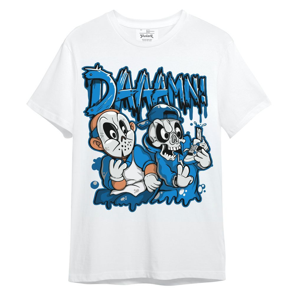 Shirt To Match Industrial Blue 4s - Damn Shoe Graphic Unisex Shirt