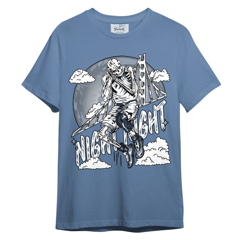 Shirt To Match Low Diffused Blue 11s - Seeya Skeleton Unisex Shirt