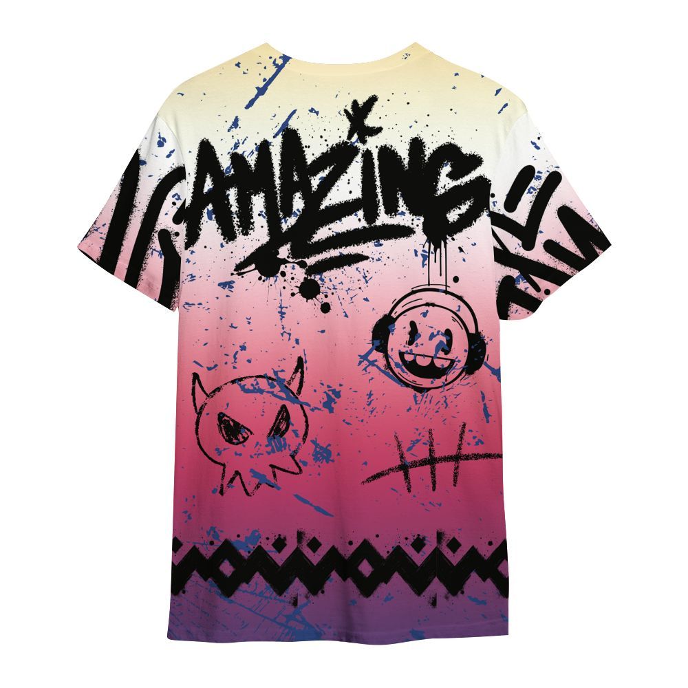 Shirt To Match Air Griffey Max Los Angeles 1s - Friday Sneaker Crayon All Over Print