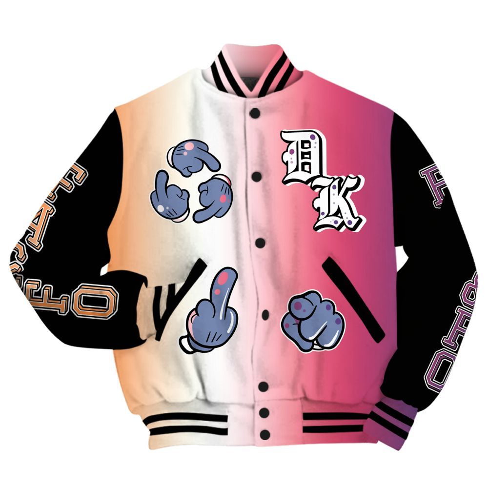 Varsity Jacket To Match Air Griffey Max Los Angeles 1s - F Around Find Out Graphic All Over Print