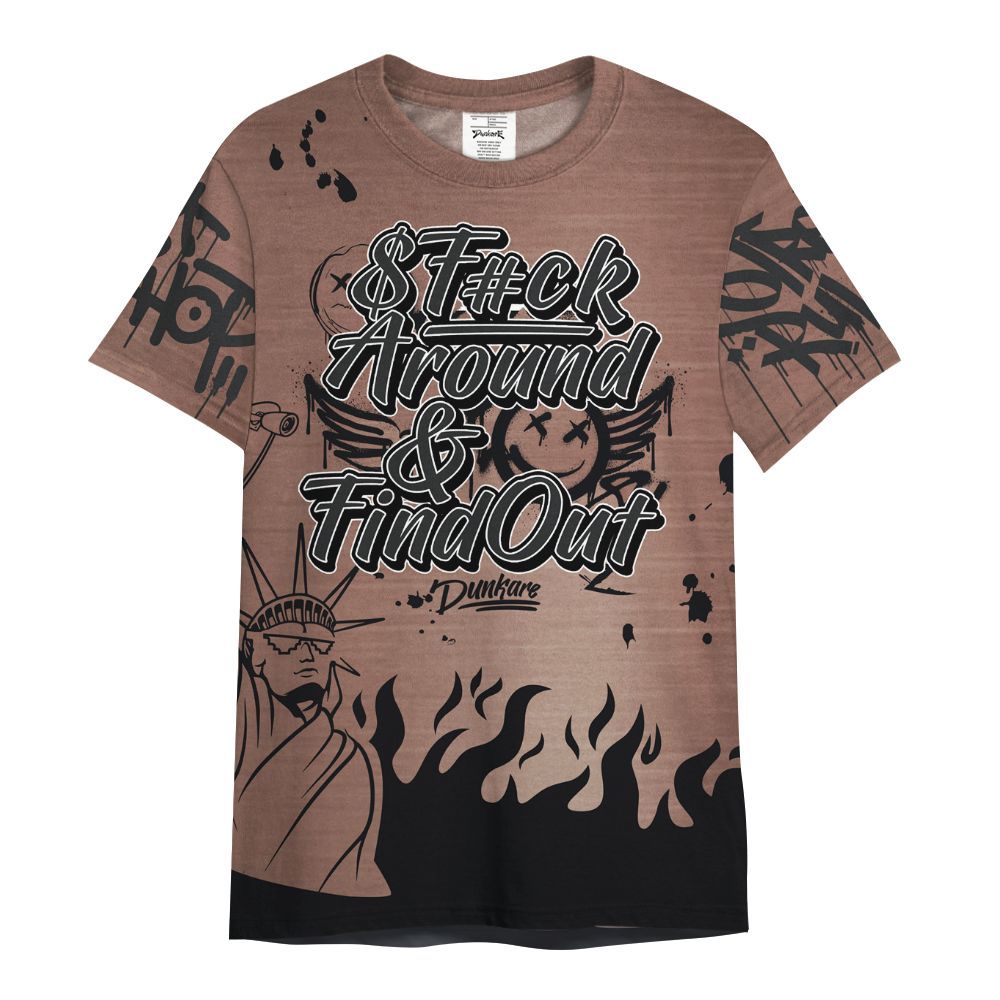 Shirt To Match KD 4 Christmas - Graphic Fck Around Find Out All Over Print