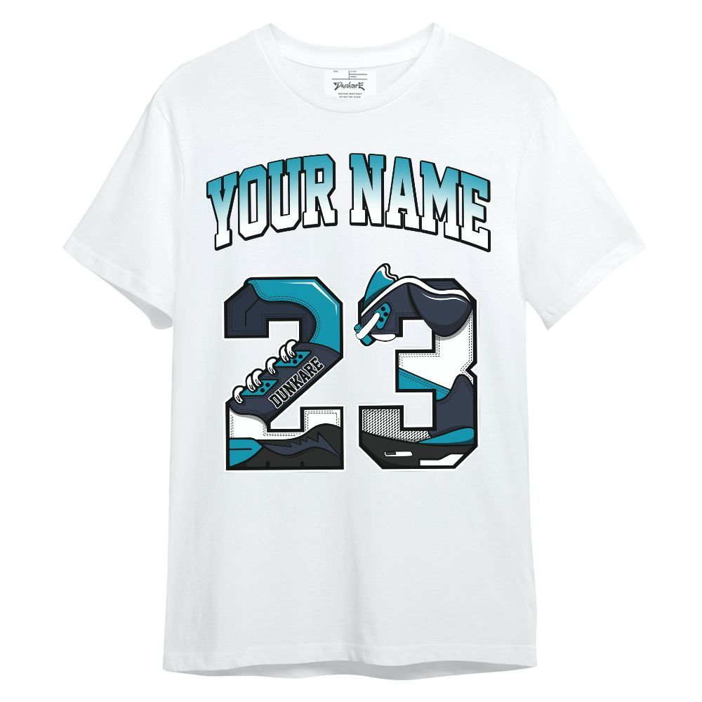 Shirt To Match Retro Obsidian 13s - Custom Name Number 23 5s Unisex Shirt