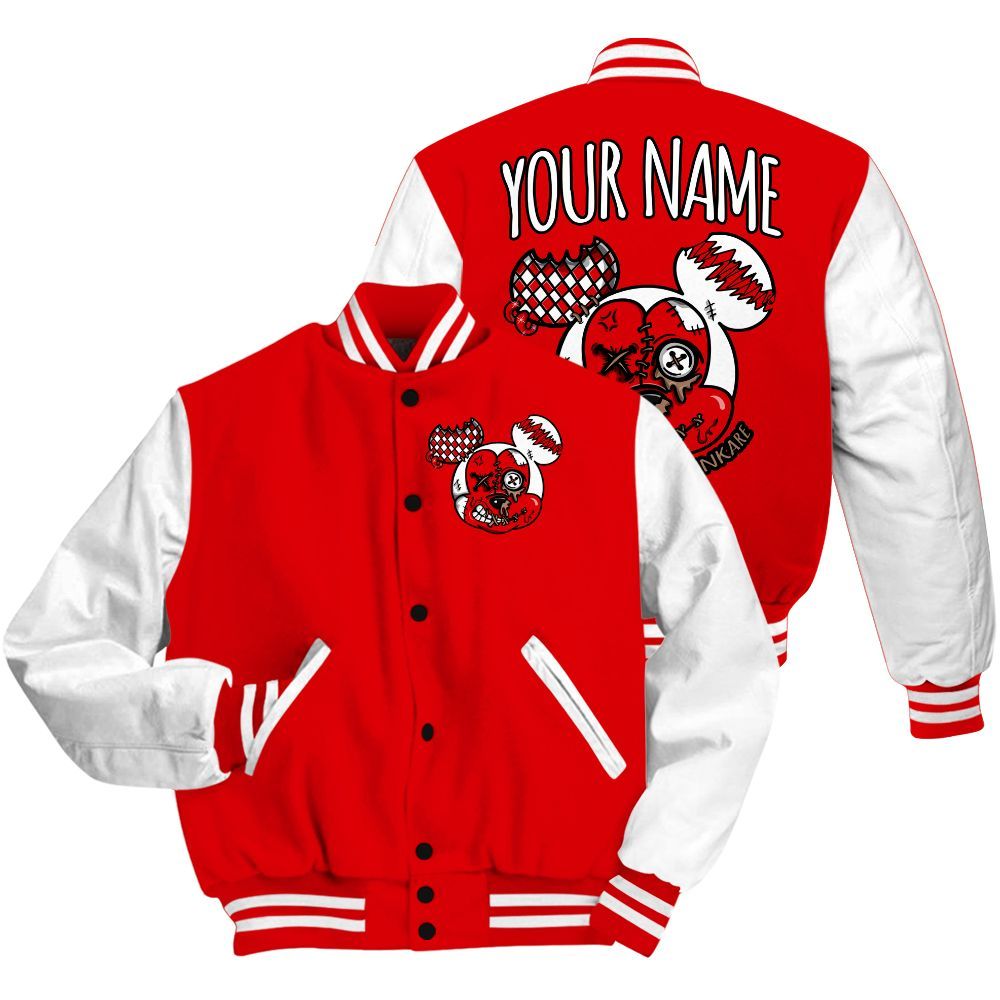 Varsity Jacket To Match Low OG Howard Bison 1s - Custom Name Got Em Drip All Over Print