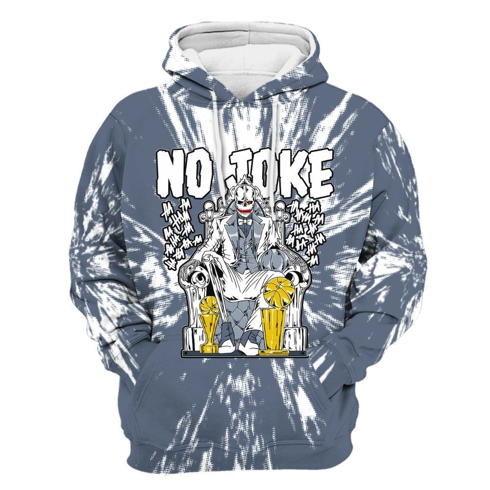 Hoodie To Match Low Diffused Blue 11s - Ain't Joke Skeleton Luxury All Over Print