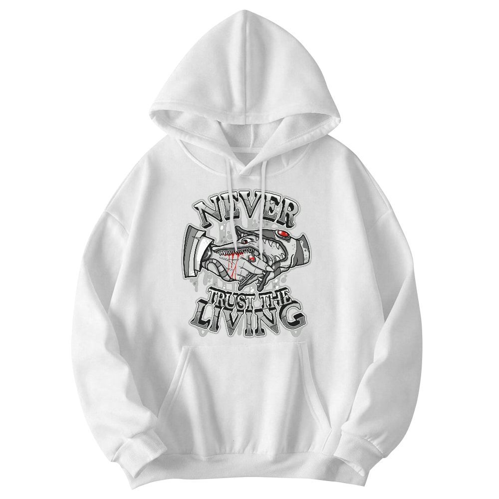Sweatshirt To Match Paris Olympics 4s - Never Trusting Living Halloween Graphic Graphic