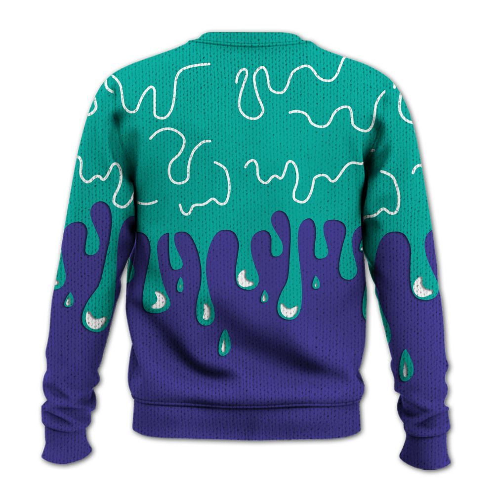 Sweater To Match Retro Grape 5s - Clowns Do Anything Haha Graphic