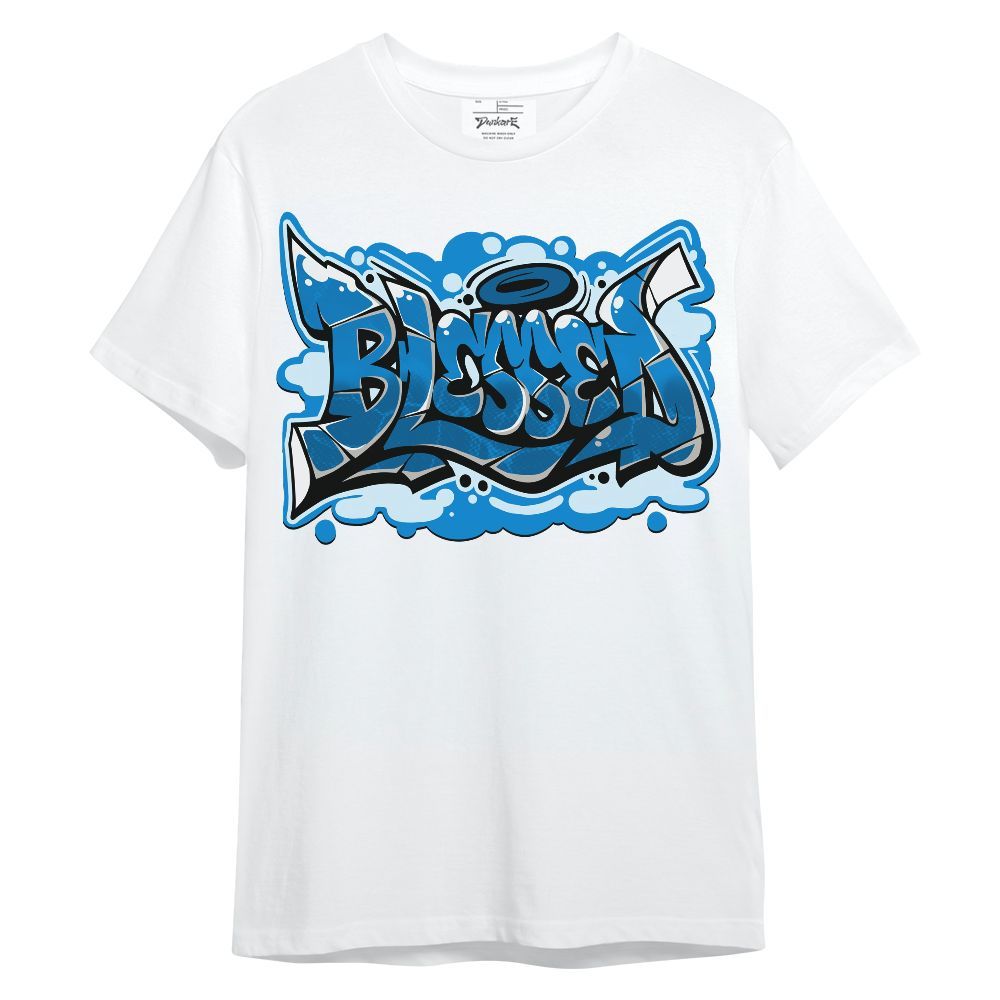 Shirt To Match Industrial Blue 4s - Blessing Graphic Unisex Shirt