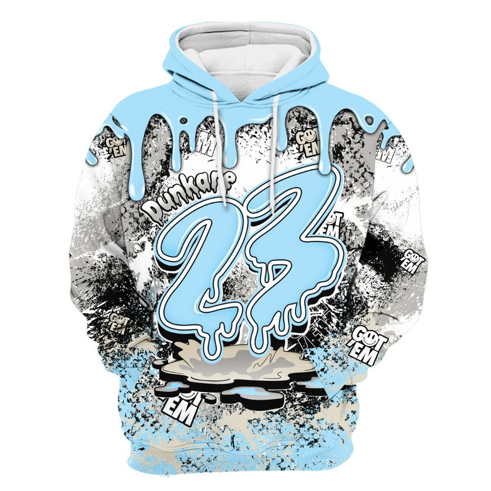 Hoodie To Match Retro SoleFly 13s - Dripping 23 Drip All Over Print