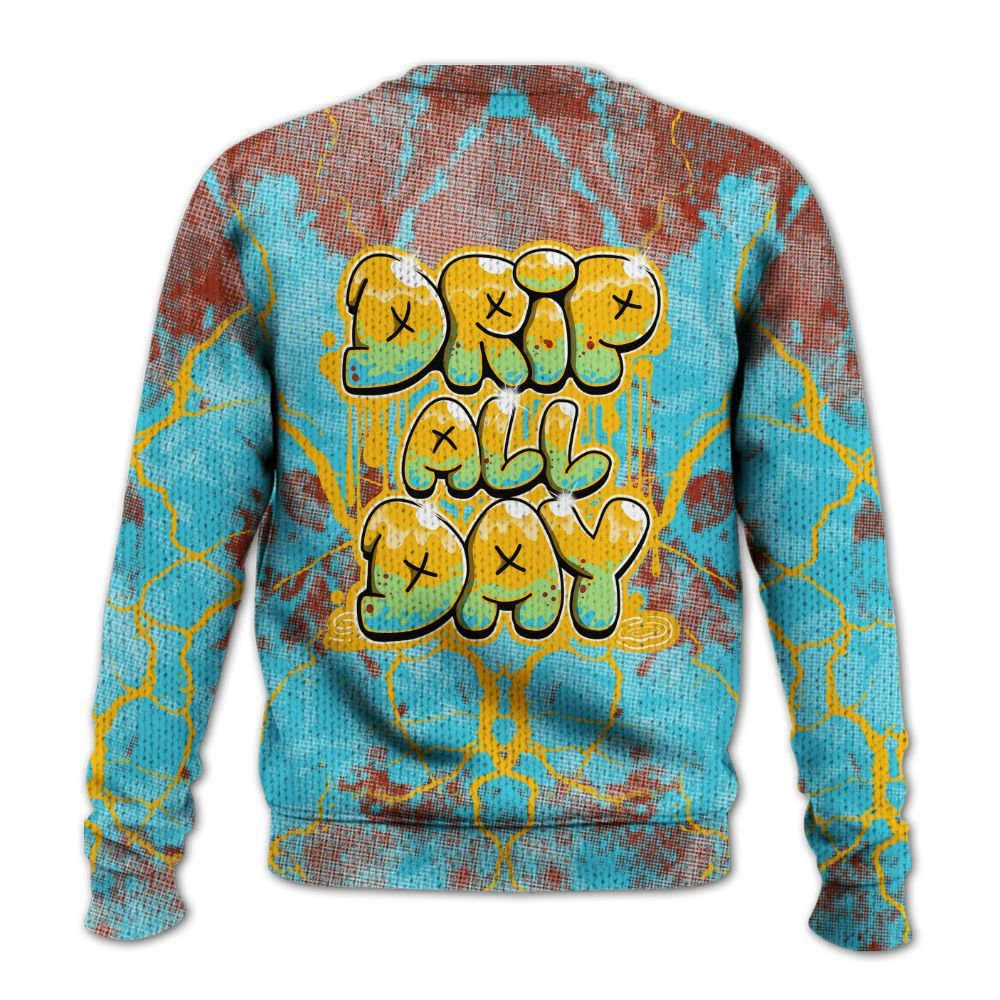 Knitted Sweater To Match SB Dunk Di'Orr Greenwood - DRIPPIN Days Graphic Halloween