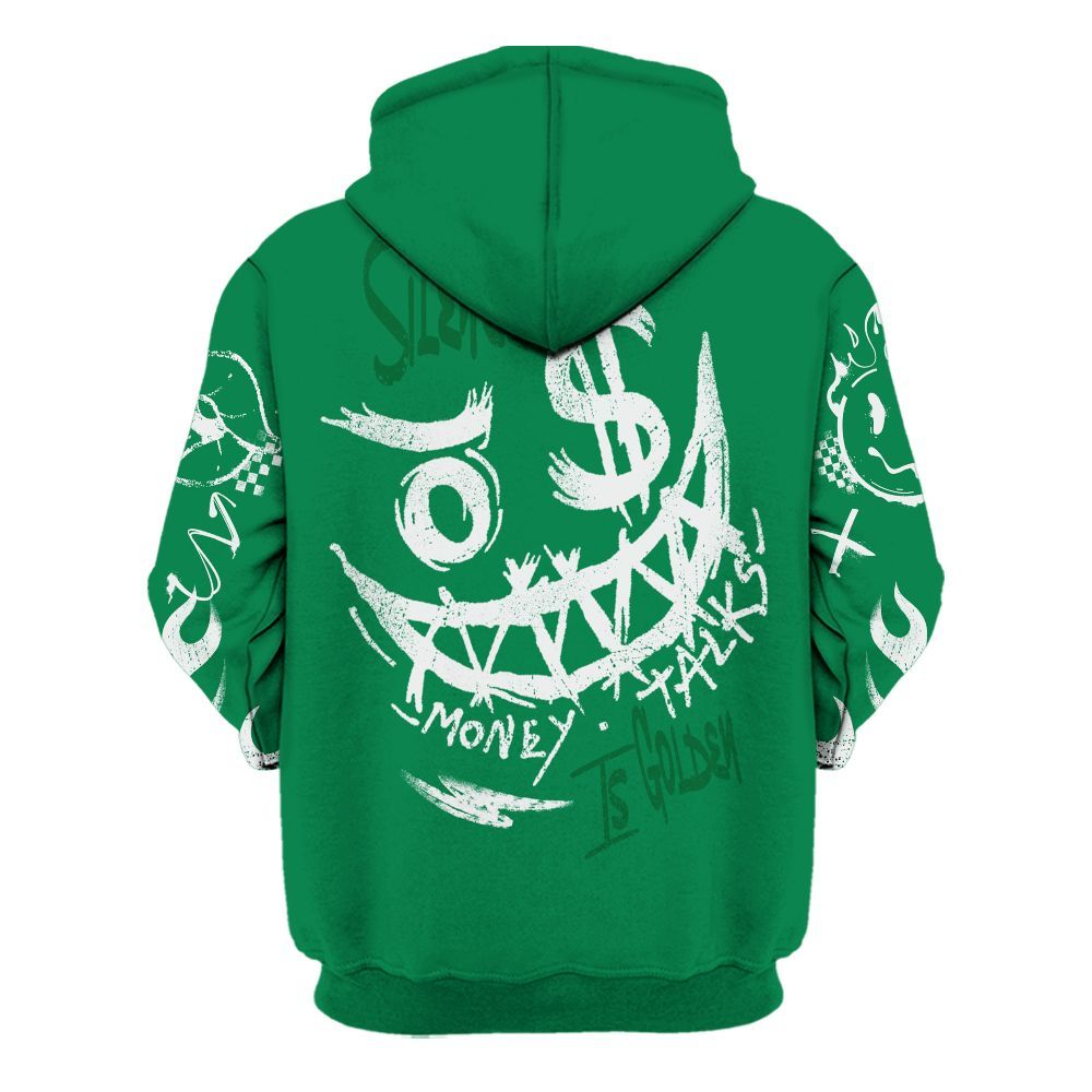 Hoodie To Match Lucky Green 2s - Mouth Burning Street Style All Over Print