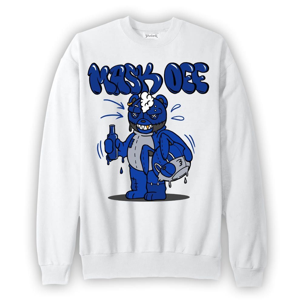 Sweatshirt To match Air Foamposite One Royal Sweatshirt - Mask Off Hugz Graphic