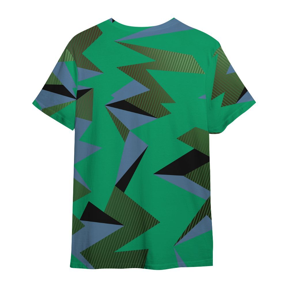 Shirt To Match Foamposite Pro Pine Green 2025 - Geometric Camouflage Pattern All Over Print