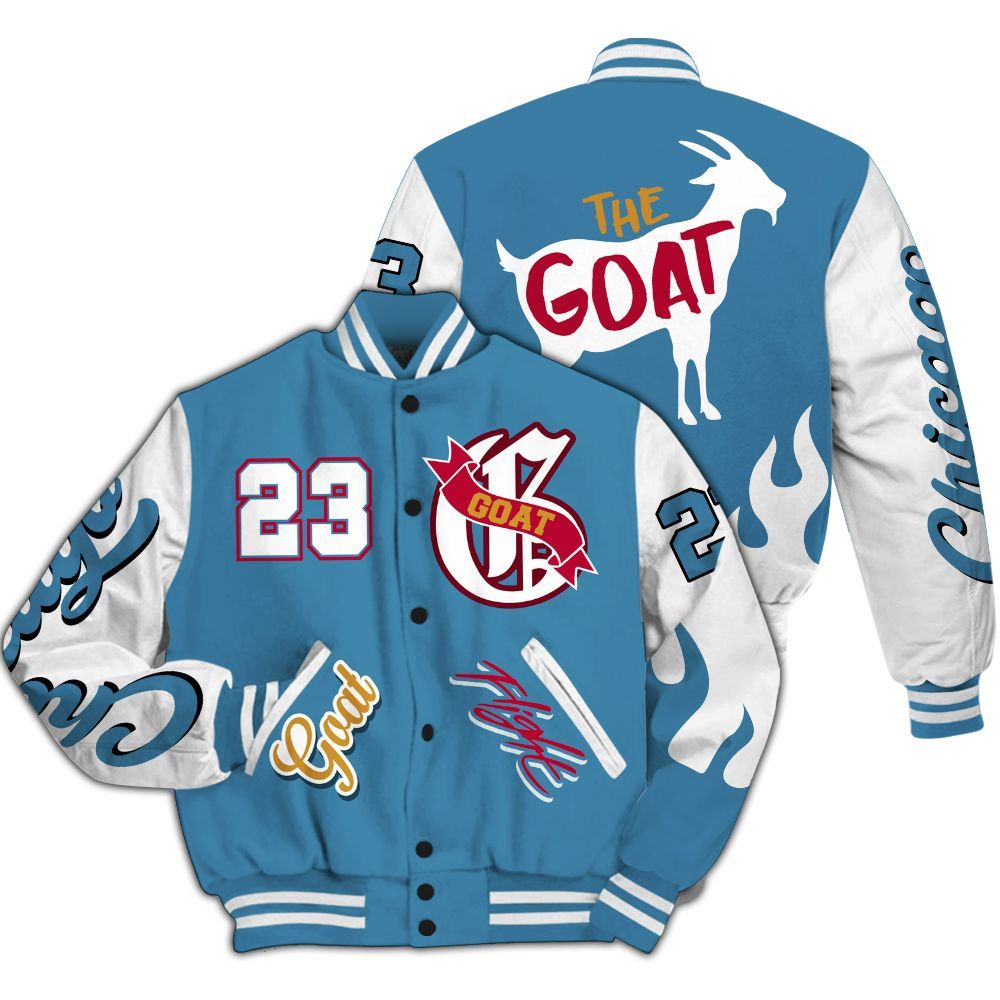Varsity Jacket To Match GS Messy Room 4s - The G.O.A.T Flight Streetwear All Over Print