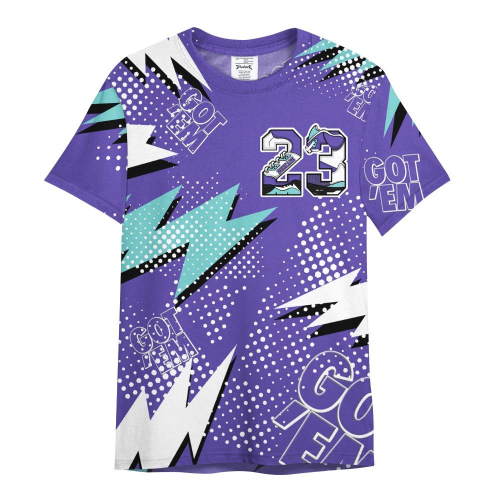 Shirt To Match Low Hornets 1s - Custom Name Number 23 5s All Over Print