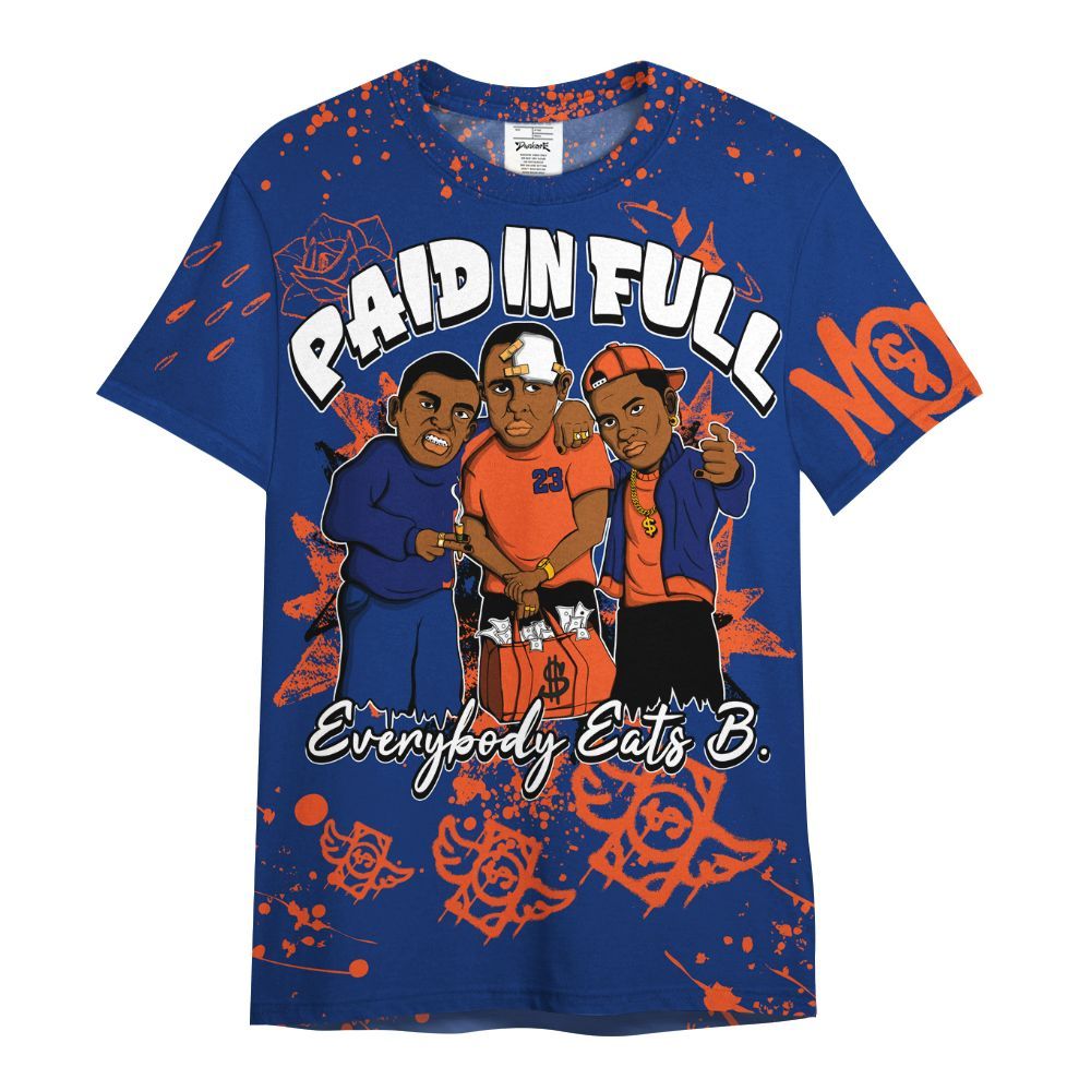 Shirt To Match Suede GS League - Everybody Paid In Full Crayon All Over Print