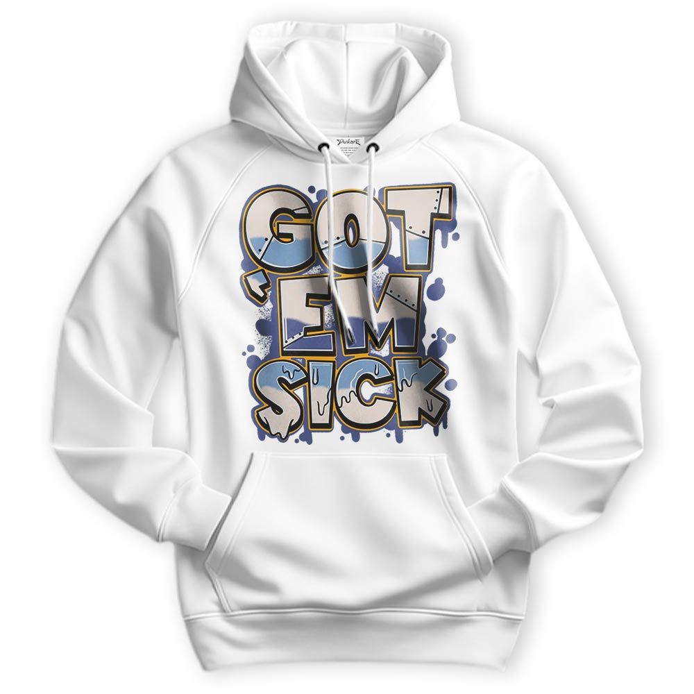 Sweatshirt To Match High OG First In Flight 1s Hoodie - Gotten 'Em Sick Graphic Hoodie Unisex