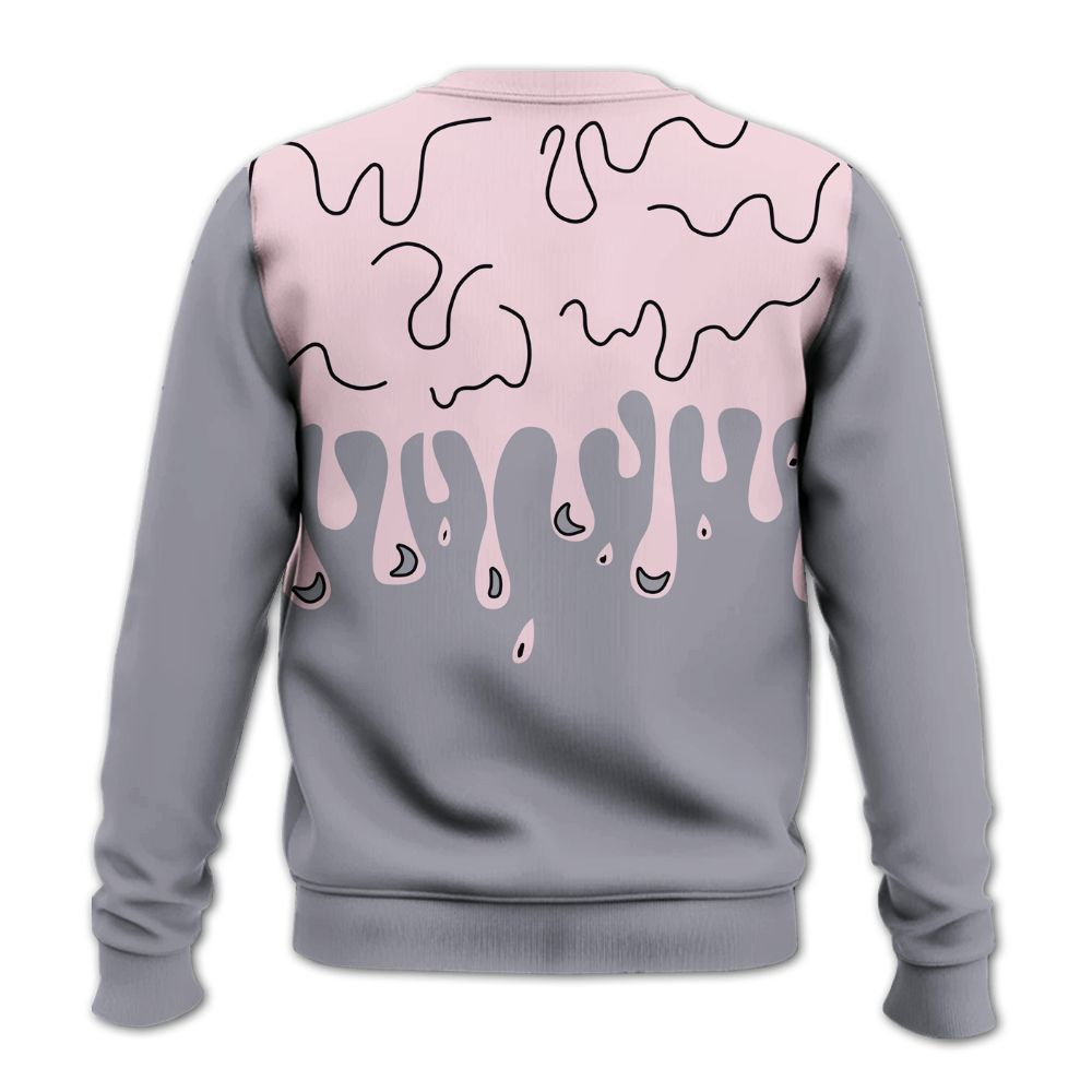 Sweatshirt To Match Retro Easter 5s - Snake Trust No One Drip All Over Print