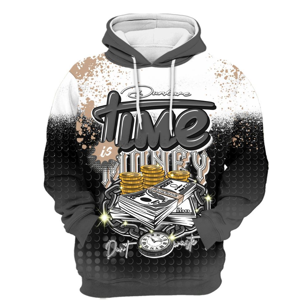 Hoodie To Match Kobe 9 EM Mamba - Halftone Time Is Money All Over Print