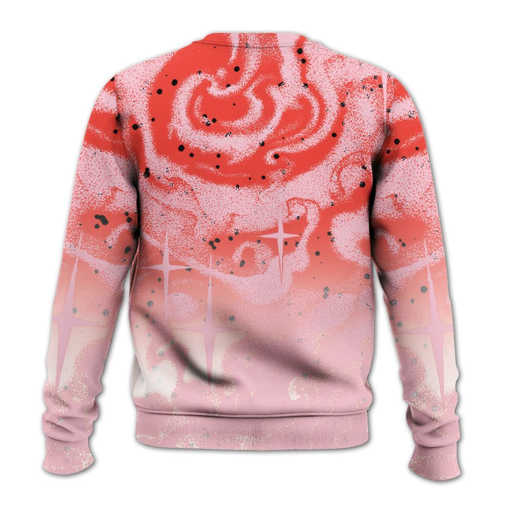 Sweatshirt To Match Retro Awake Arctic Pink - Angel Hustle Money All Over Print