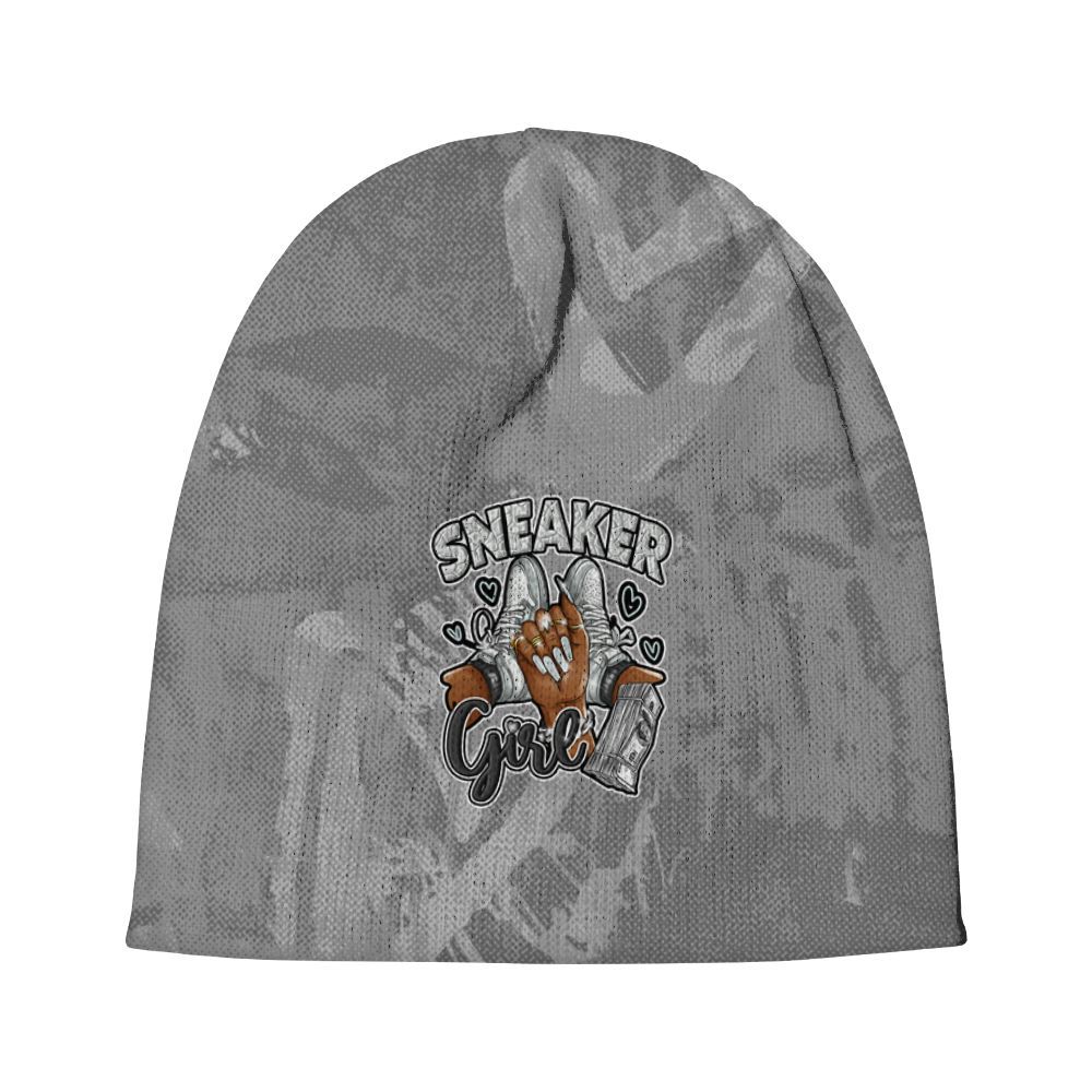 Beanie Hat To Match Black Wolf Grey 12s - Sneakerz Girlz Heart Grunge Graphic