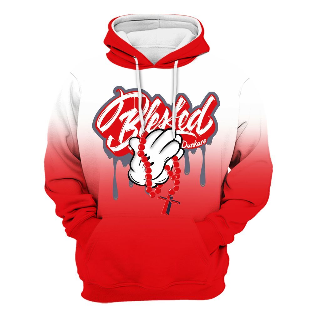 Hoodie To Match Low OG Howard Bison 1s - God Blessed Drip All Over Print