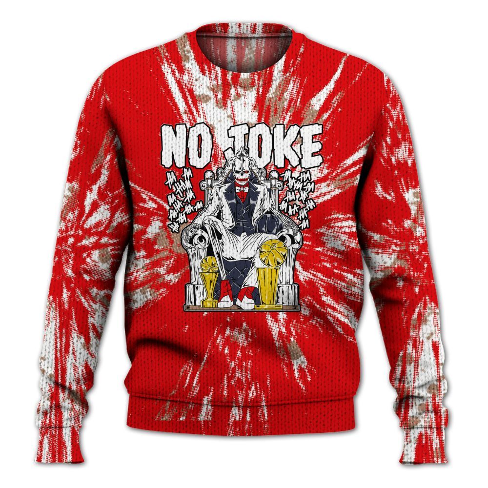 Knitted Sweater To Match Low OG Howard Bison 1s - Ain't Joke Skeleton Luxury