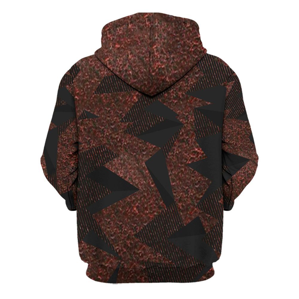 Hoodie To Match Air Force 1 Low Halloween Skull 2024 - Geometric Camouflage Pattern All Over Print