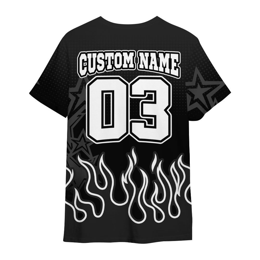 Shirt To Match Black Cat NET 4s - Allen Answer Unique Fire Custom Name All Over Print