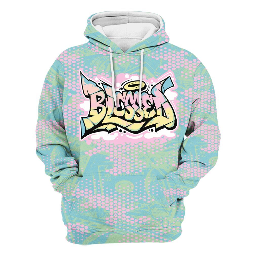 Hoodie To Match SB Dunk Low Visty - Blessing Graphic Banknotes All Over Print
