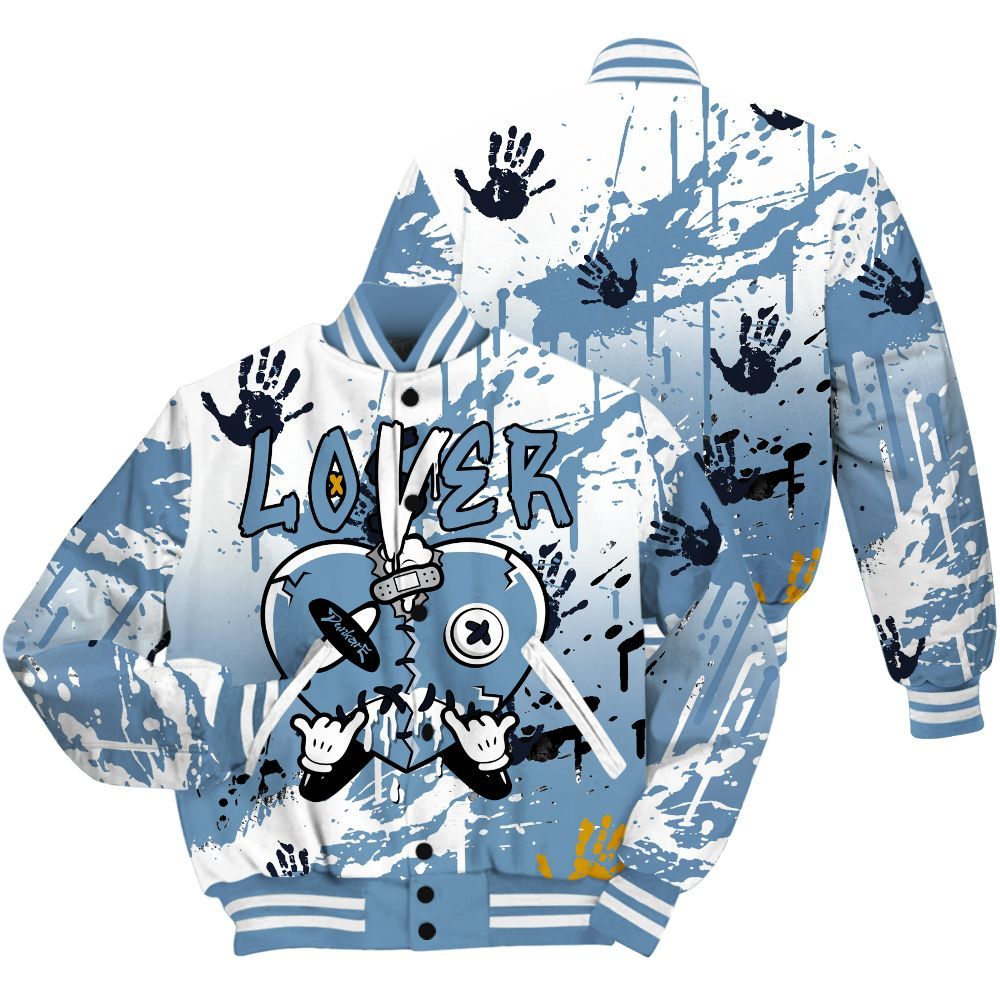 Varsity Jacket To Match High OG First In Flight 1s Shirt, Loser Lover Drip Heart All Over Print