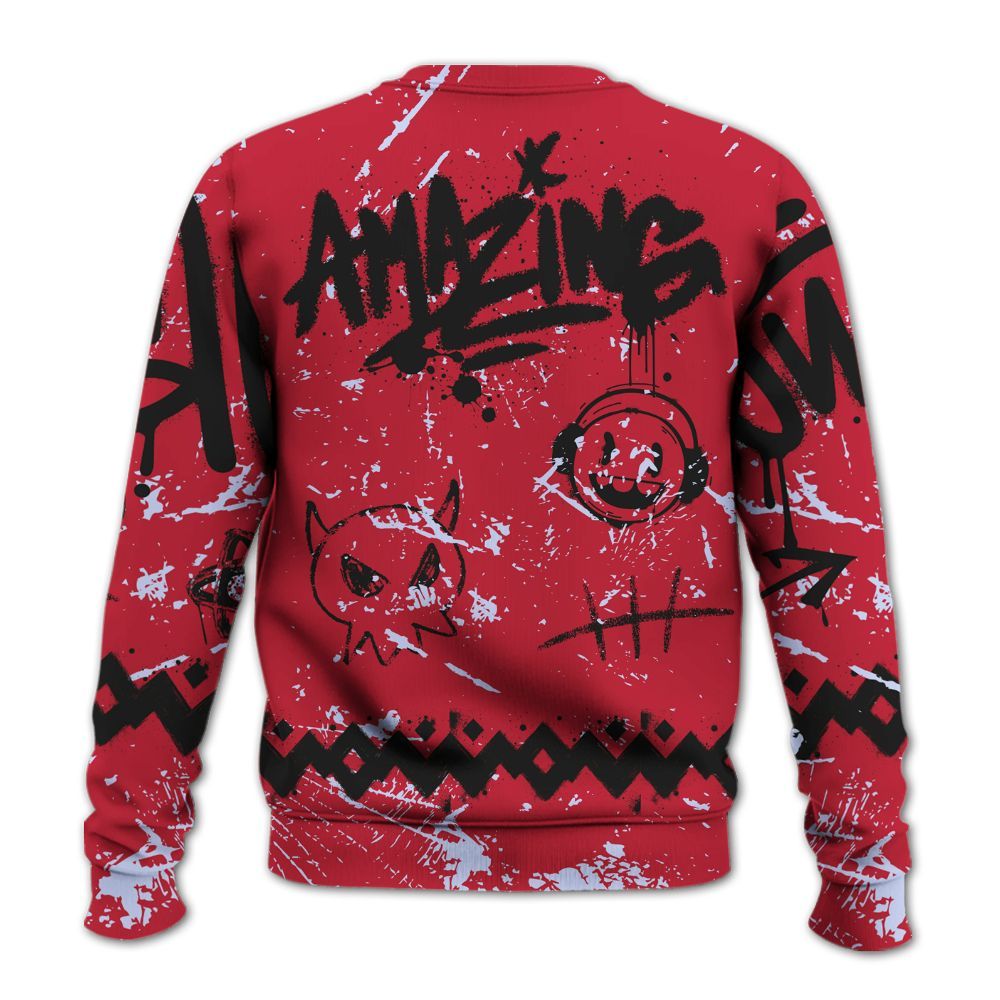 Sweatshirt To Match Toro Bravo 6s - Friday Sneaker Crayon All Over Print