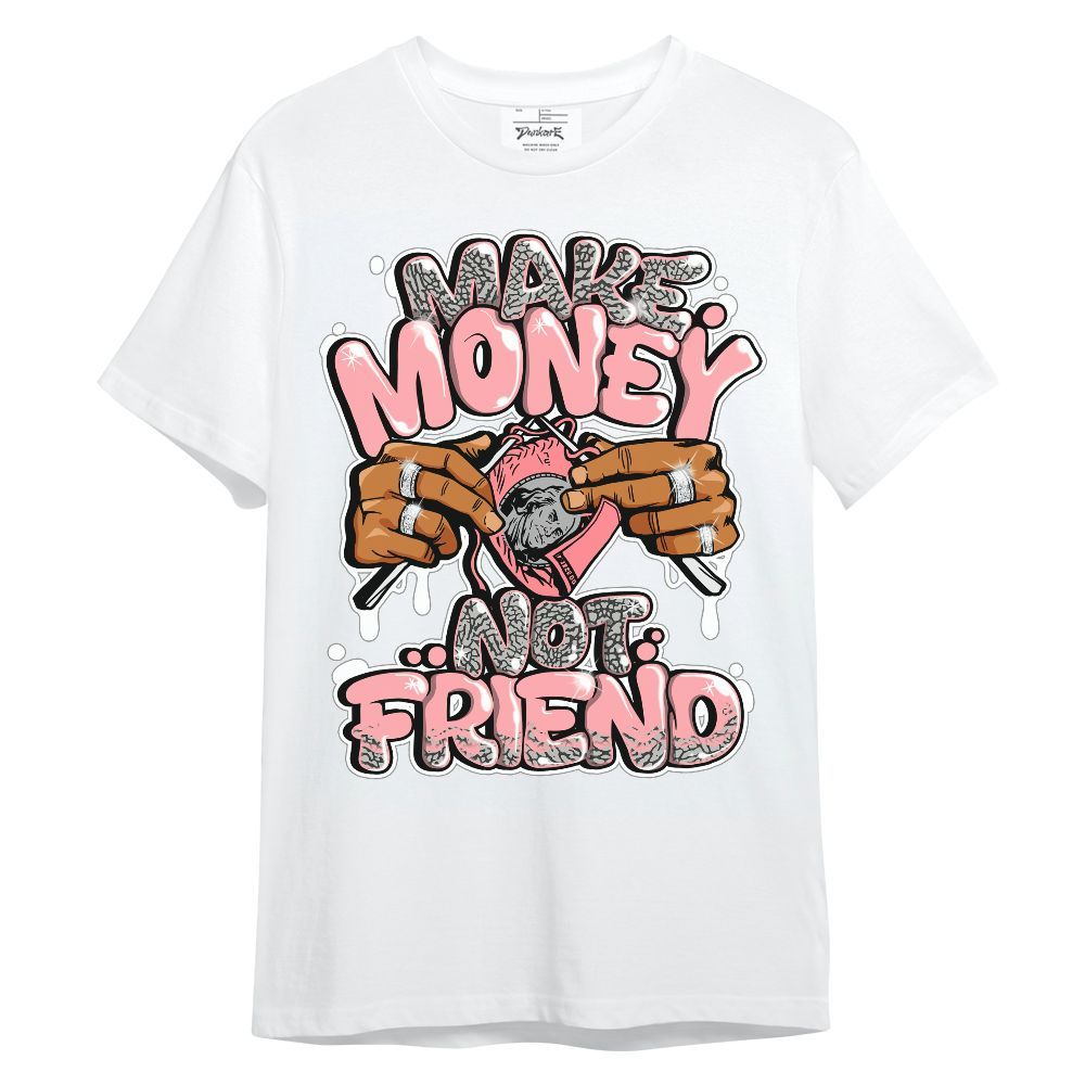 Shirt To Match Retro Wings 3s - Make Money Not Friend Graphic Unisex Shirt